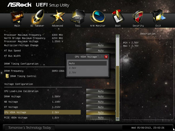 UEFI Setup ASRock 990FX Extreme9