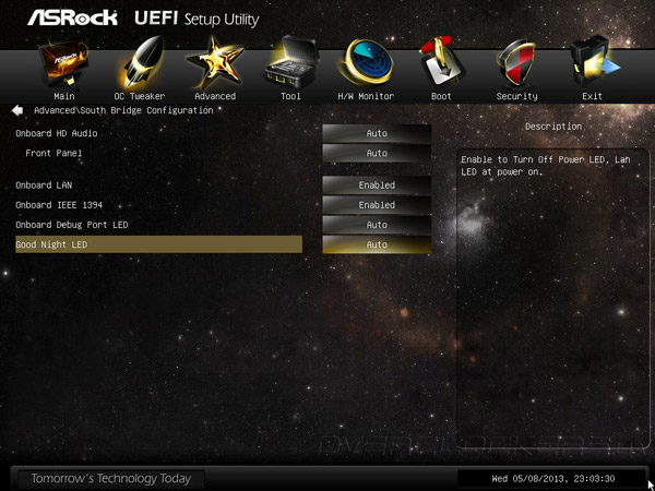 UEFI Setup ASRock 990FX Extreme9