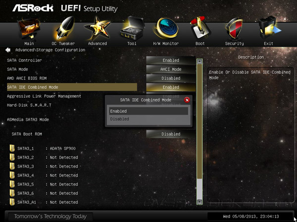 UEFI Setup ASRock 990FX Extreme9