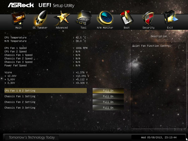 UEFI Setup ASRock 990FX Extreme9