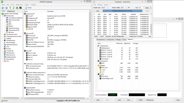 Разгон ASRock Fatal1ty B85 Killer