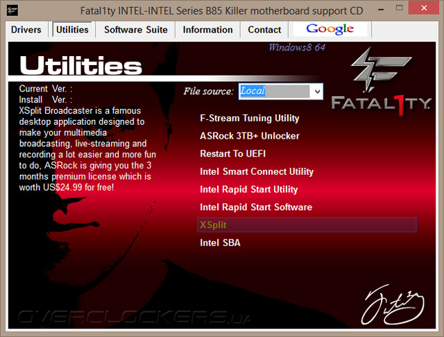 ASRock Fatal1ty B85 Killer