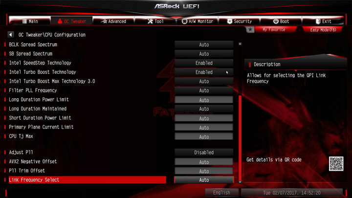 ASRock Fatal1ty X99 Professional Gaming i7