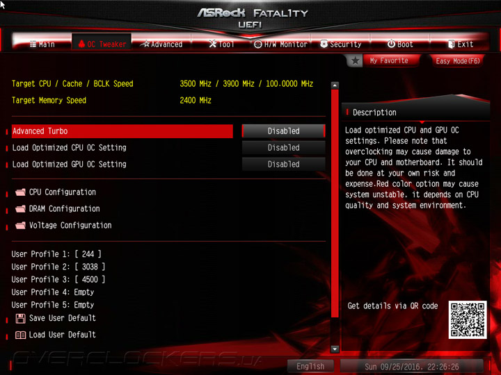 ASRock Fatal1ty Z170 Gaming K6