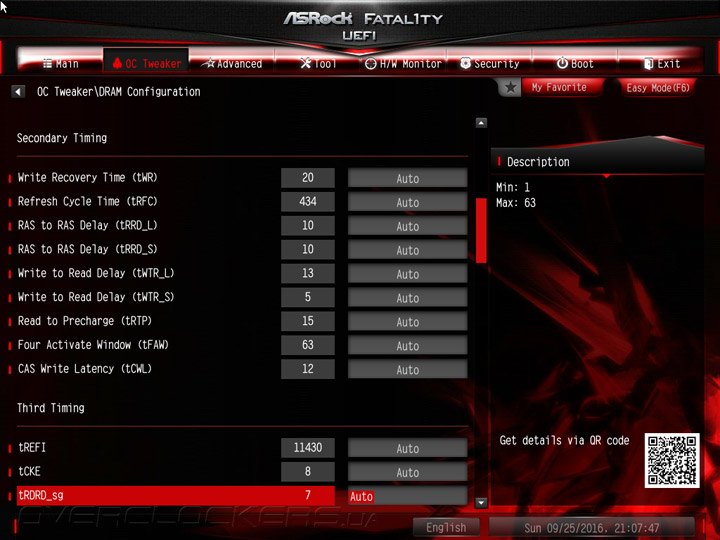 ASRock Fatal1ty Z170 Gaming K6