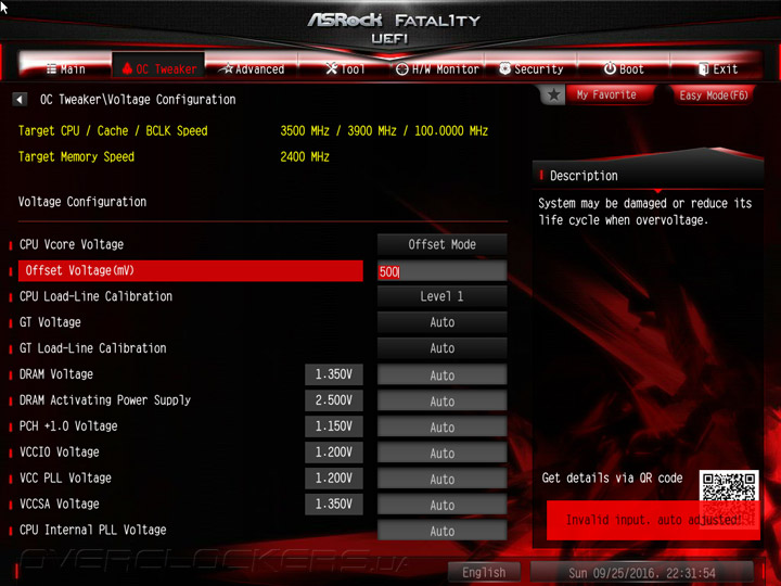 ASRock Fatal1ty Z170 Gaming K6