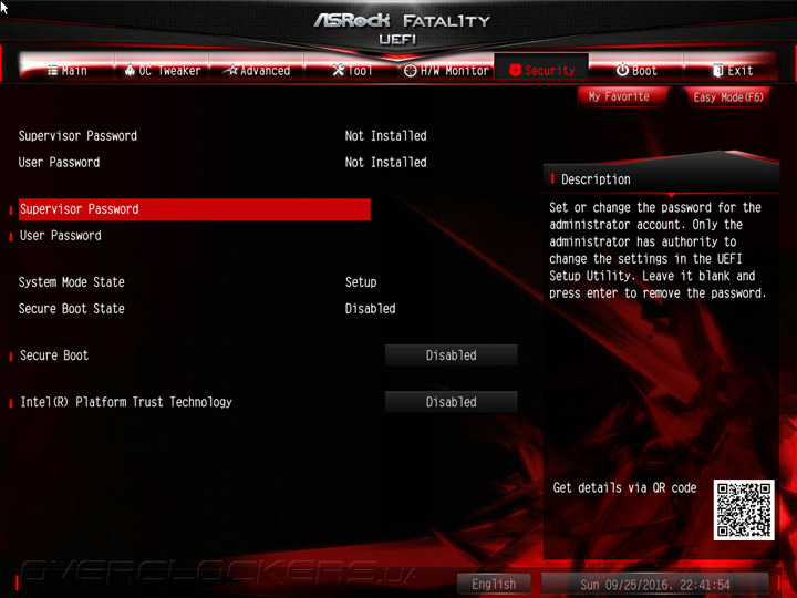 ASRock Fatal1ty Z170 Gaming K6