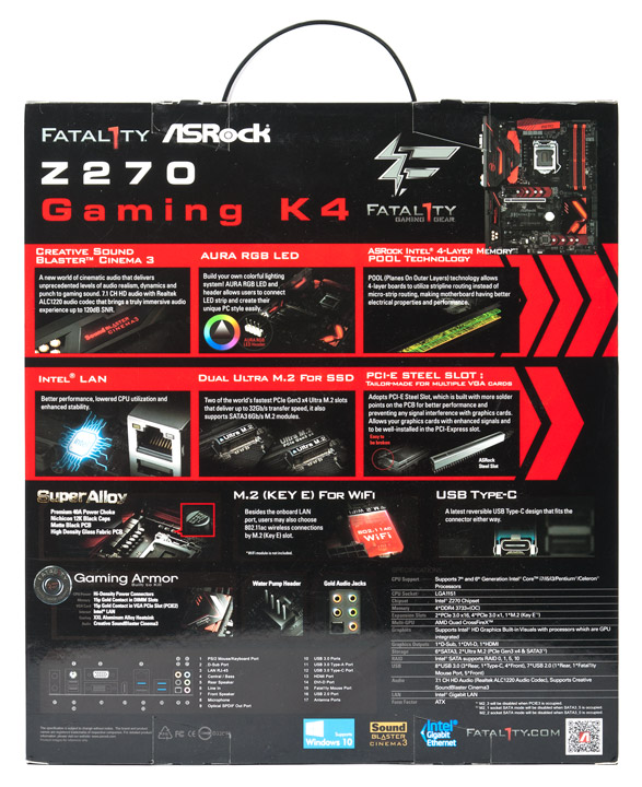 ASRock Fatal1ty Z270 Gaming K4