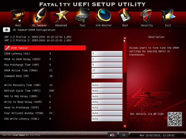 UEFI Setup ASRock Fatal1ty Z87 Killer