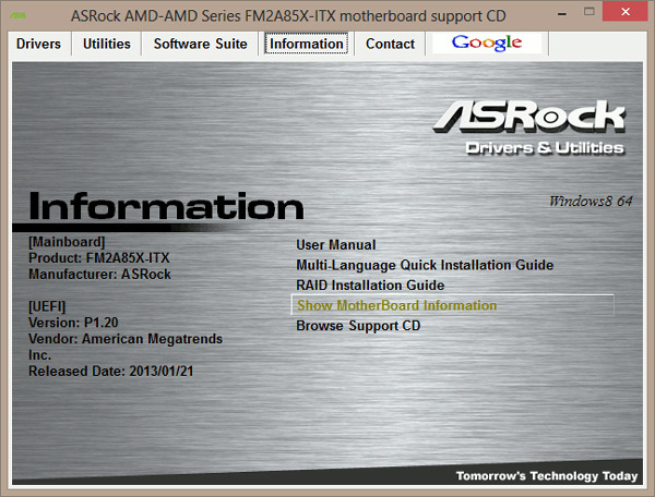 ASRock FM2A85X-ITX