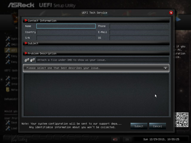 UEFI Setup ASRock FM2A88X-ITX+