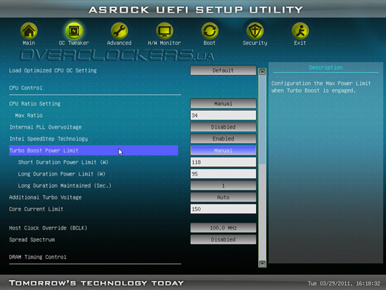 UEFI Setup ASRock P67 Extreme4