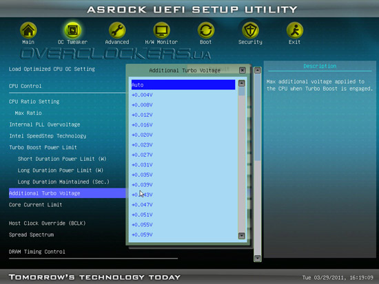 UEFI Setup ASRock P67 Extreme4