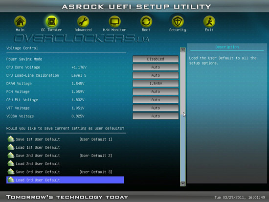 UEFI Setup ASRock P67 Extreme4