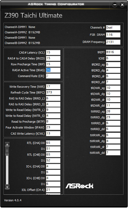 ASRock Z390 Taichi Ultimate