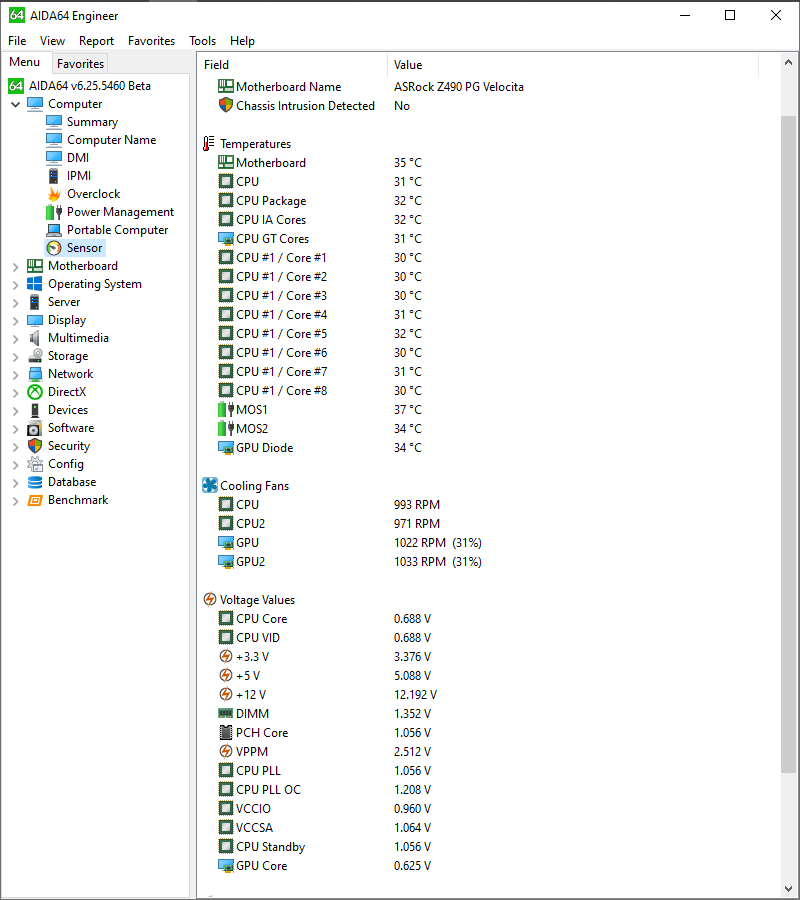 ASRock Z490 PG Velocita