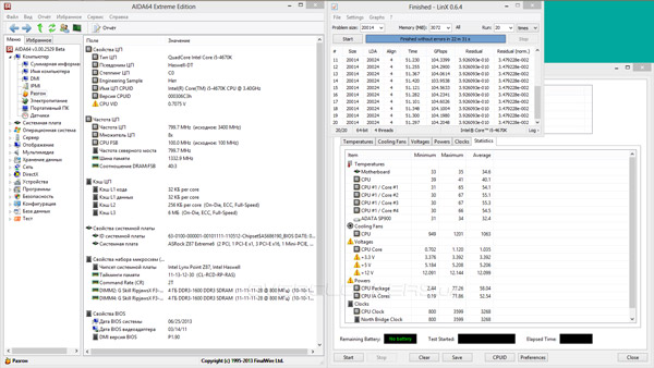 Разгон ASRock Z87 Extreme6