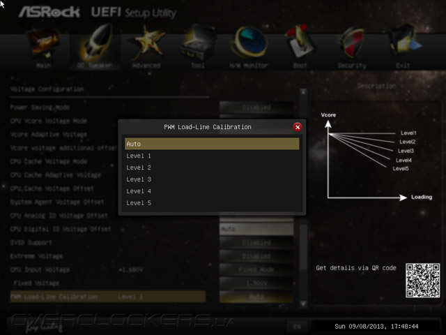 UEFI Setup ASRock Z87 OC Formula