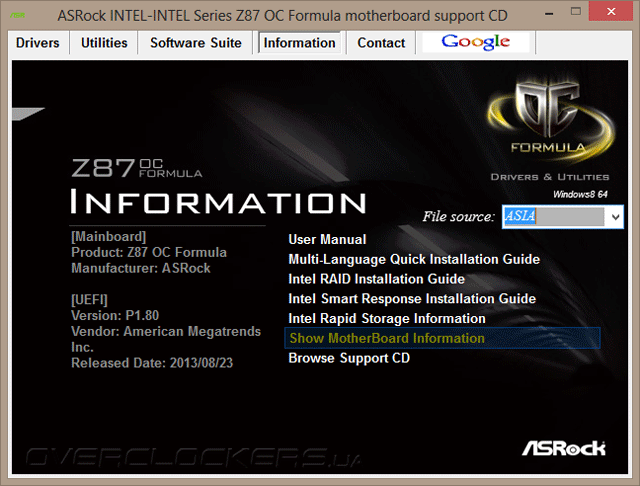 ASRock Z87 OC Formula