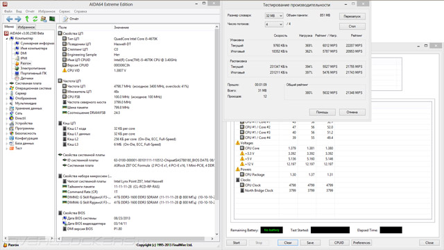 Разгон ASRock Z87 OC Formula