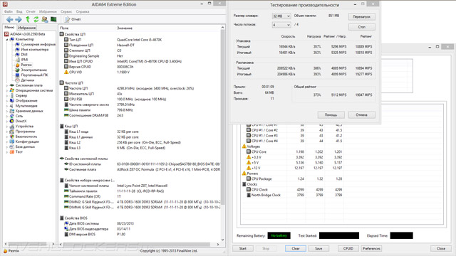 Разгон ASRock Z87 OC Formula