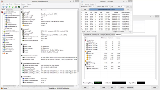 Разгон ASRock Z87 OC Formula