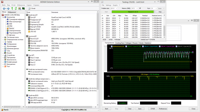 Разгон ASRock Z87 OC Formula