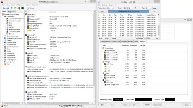 Разгон ASRock Z87 OC Formula