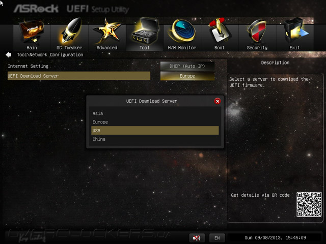 UEFI Setup ASRock Z87 OC Formula