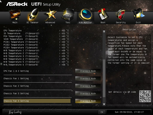 UEFI Setup ASRock Z87 OC Formula