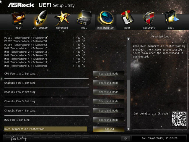 UEFI Setup ASRock Z87 OC Formula