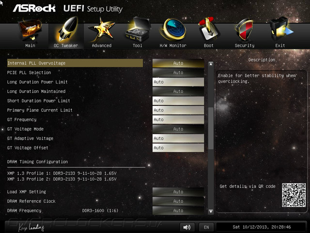 UEFI Setup ASRock Z87M Extreme4