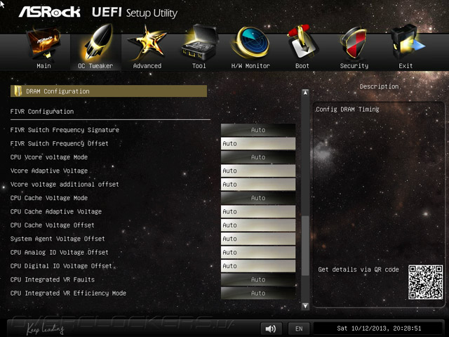 UEFI Setup ASRock Z87M Extreme4