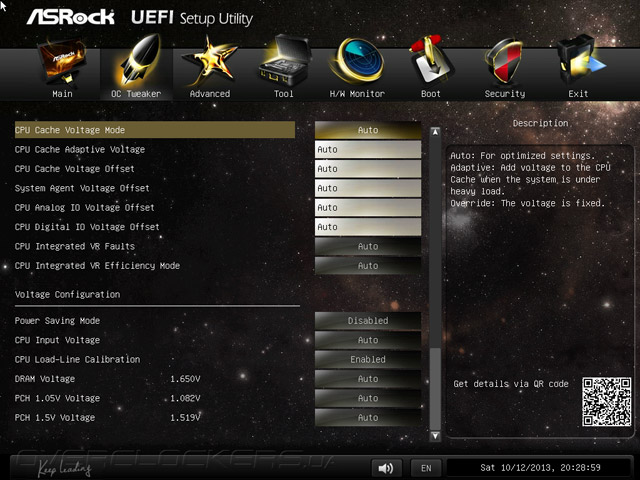 UEFI Setup ASRock Z87M Extreme4