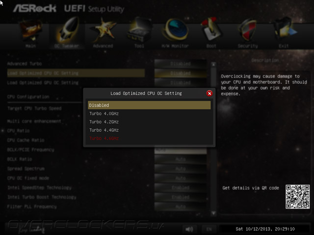 UEFI Setup ASRock Z87M Extreme4