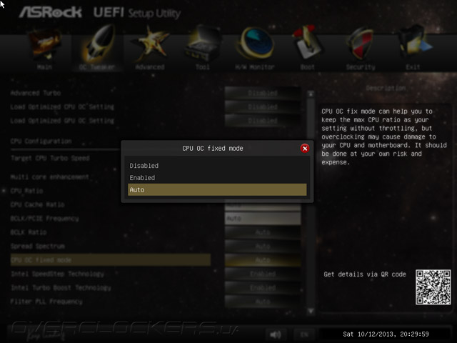 UEFI Setup ASRock Z87M Extreme4