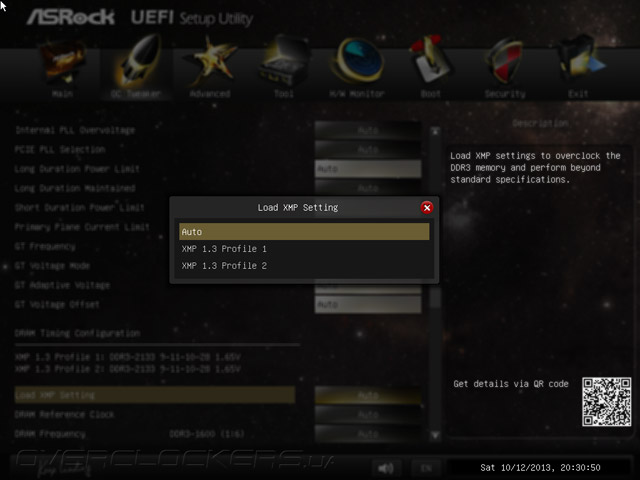 UEFI Setup ASRock Z87M Extreme4