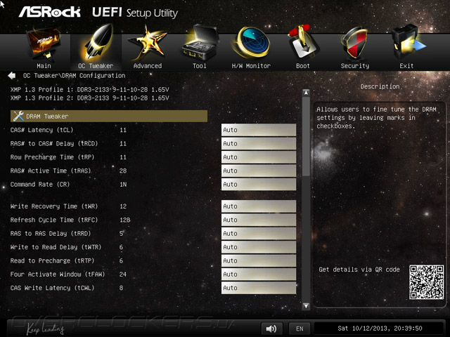 UEFI Setup ASRock Z87M Extreme4