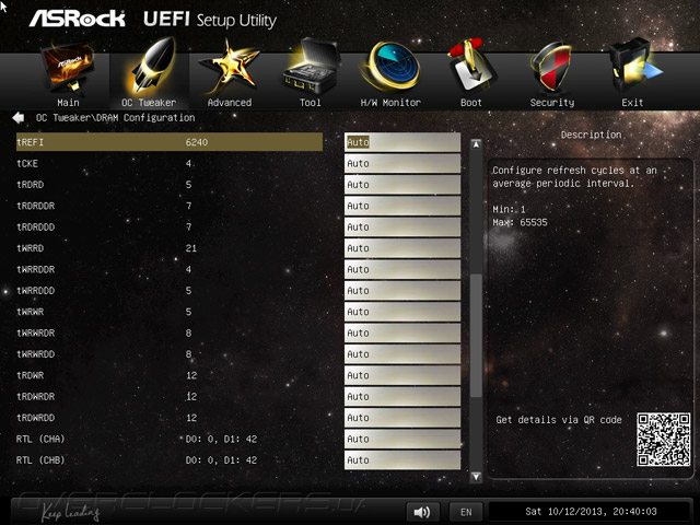 UEFI Setup ASRock Z87M Extreme4