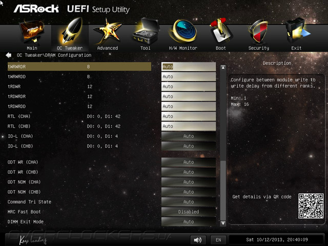 UEFI Setup ASRock Z87M Extreme4