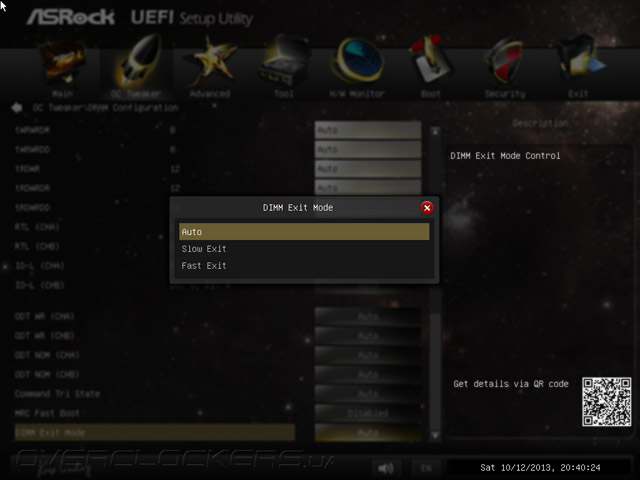 UEFI Setup ASRock Z87M Extreme4