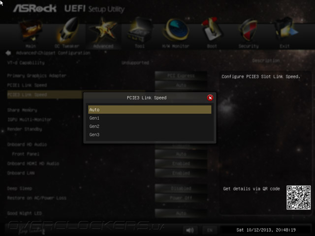 UEFI Setup ASRock Z87M Extreme4