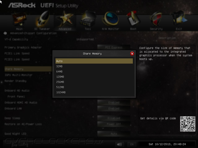 UEFI Setup ASRock Z87M Extreme4