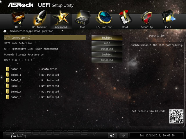 UEFI Setup ASRock Z87M Extreme4