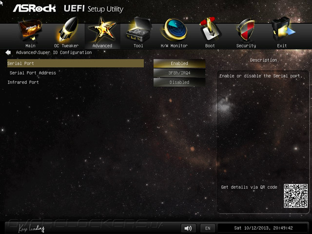 UEFI Setup ASRock Z87M Extreme4