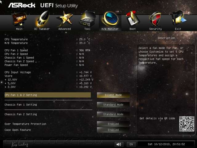 UEFI Setup ASRock Z87M Extreme4