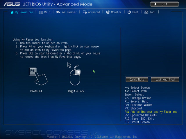 UEFI Setup ASUS A88XM-Plus