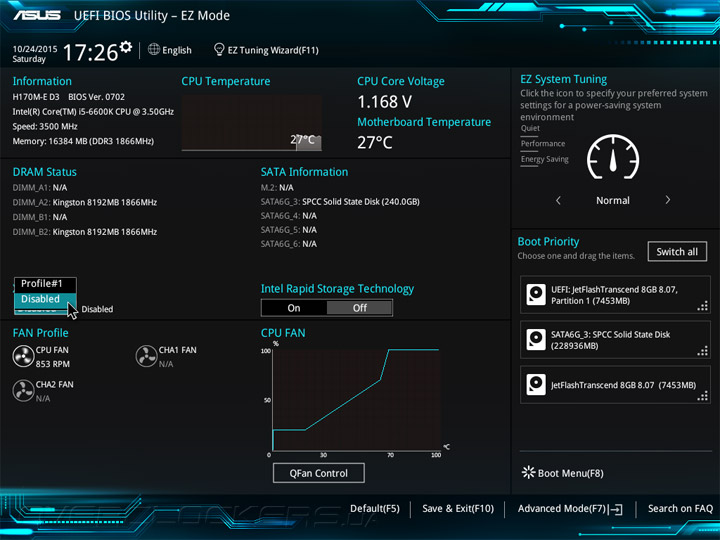 ASUS H170M-E D3