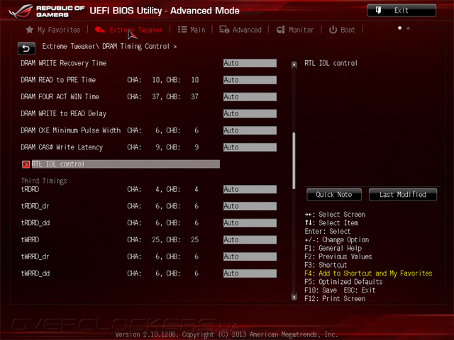 UEFI Setup ASUS Maximus VI Extreme