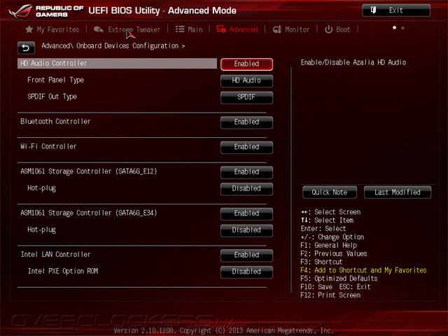 UEFI Setup ASUS Maximus VI Extreme